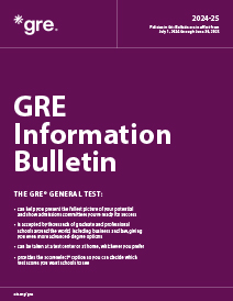 GRE Info Bulletin 2025-26